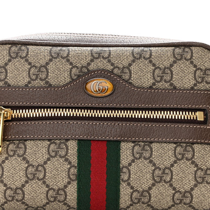 Gucci GG Supreme Monogram Web Small Ophidia Belt Bag 95 38 Dark Brown 8 of 10