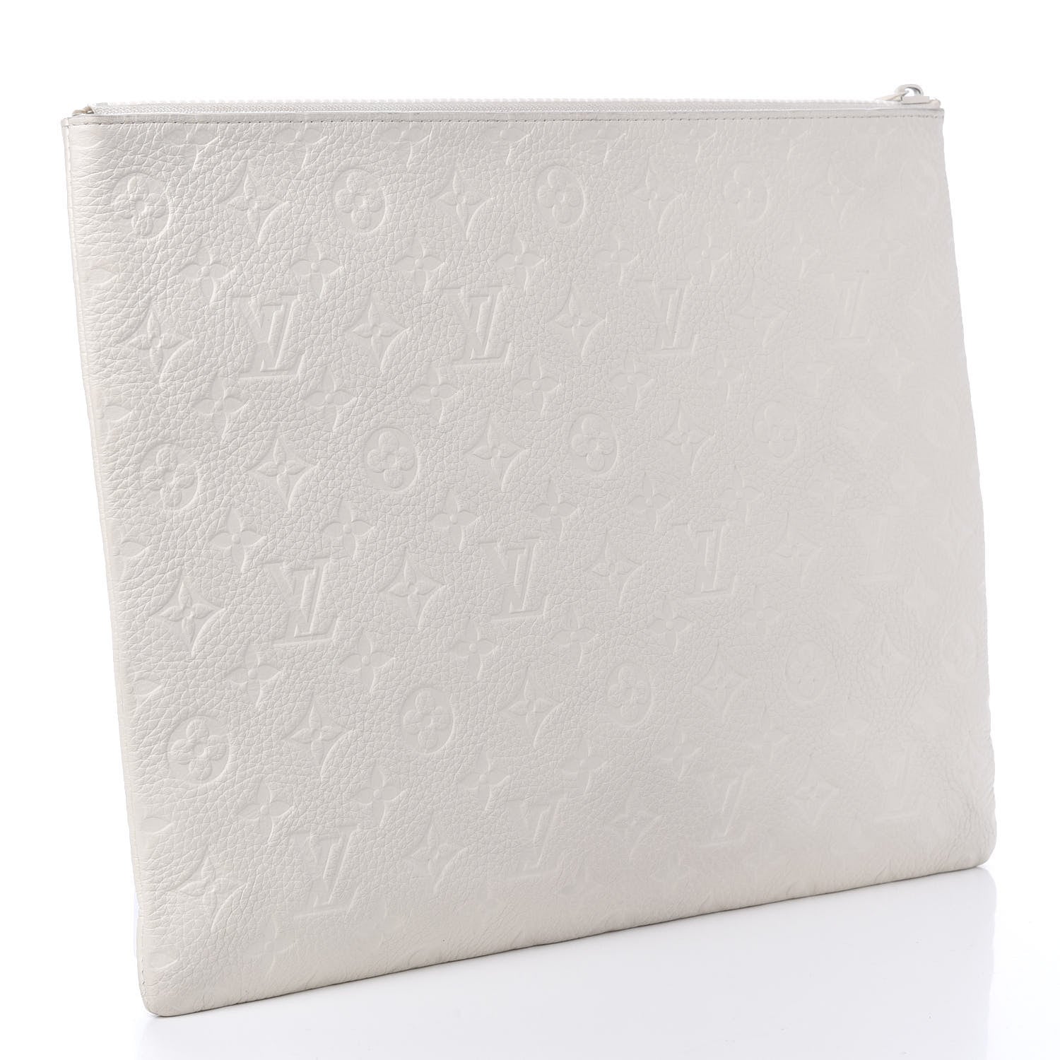Louis Vuitton Taurillon Monogram Solar Ray A4 Pouch White 3 of 9