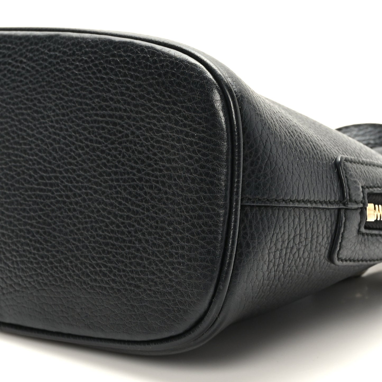 Dollar Calfskin Small GG Charm Dome Bag Black