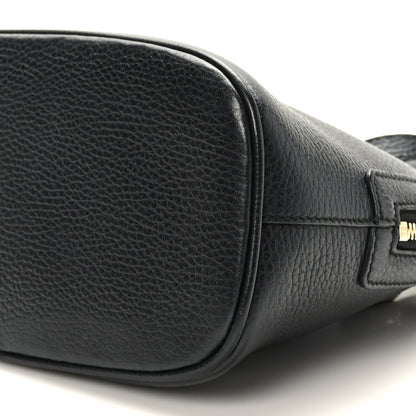 Gucci Dollar Calfskin Small GG Charm Dome Bag Black 9 of 9