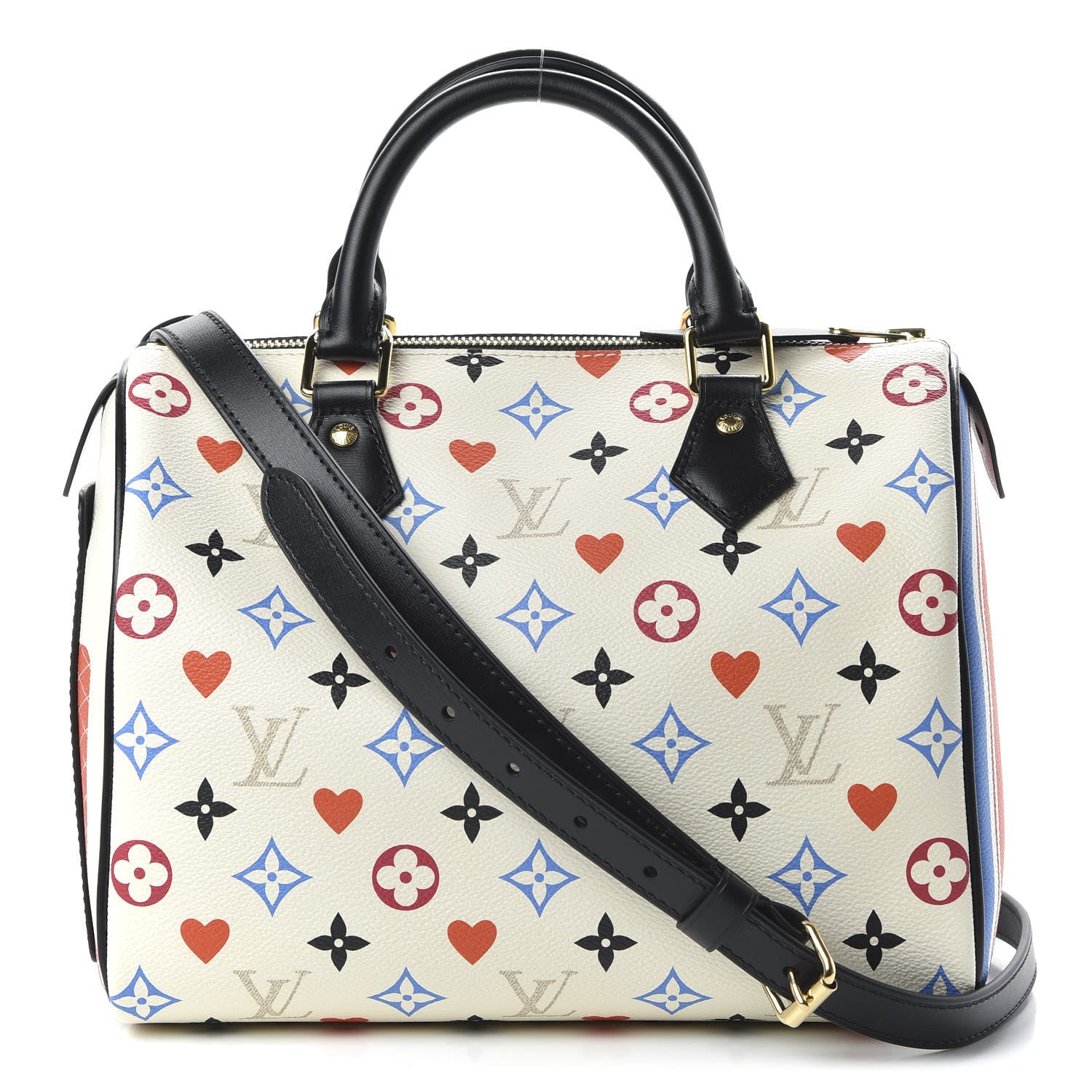 Louis Vuitton Game On Speedy Bandouliere 25 White 1 of 11