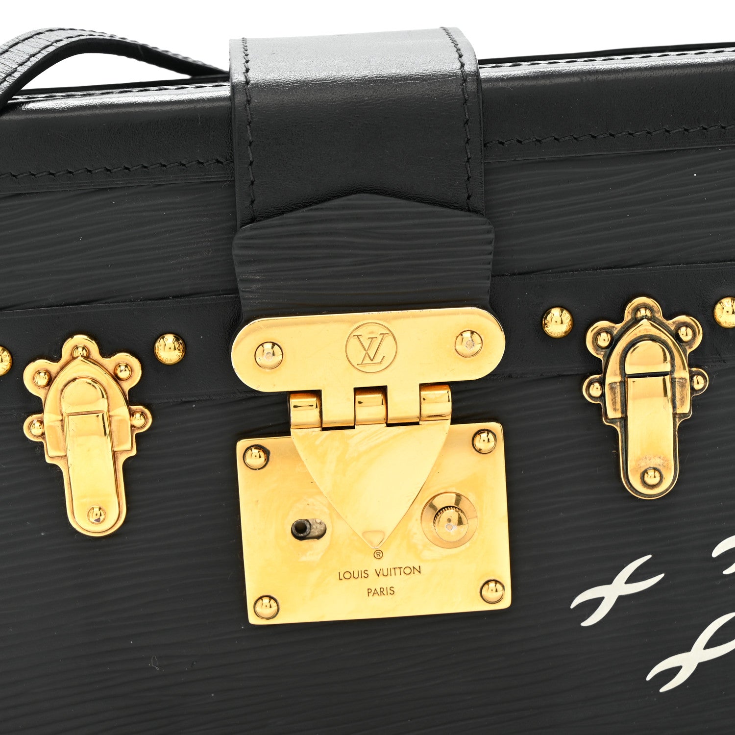 Louis Vuitton Epi Petite Malle Black 7 of 11