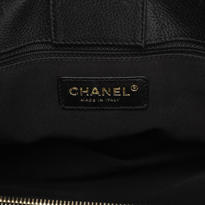 Chanel Calfskin Cerf Shopper Tote Black 7 of 13