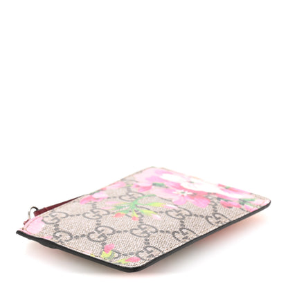 Gucci GG Supreme Monogram Blooms Key Ring Coin Case Beige Multicolor Dry Rose 4 of 9