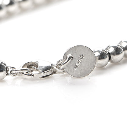 Tiffany Sterling Silver 4mm Return to Tiffany Heart Tag Bead Bracelet 5 of 6