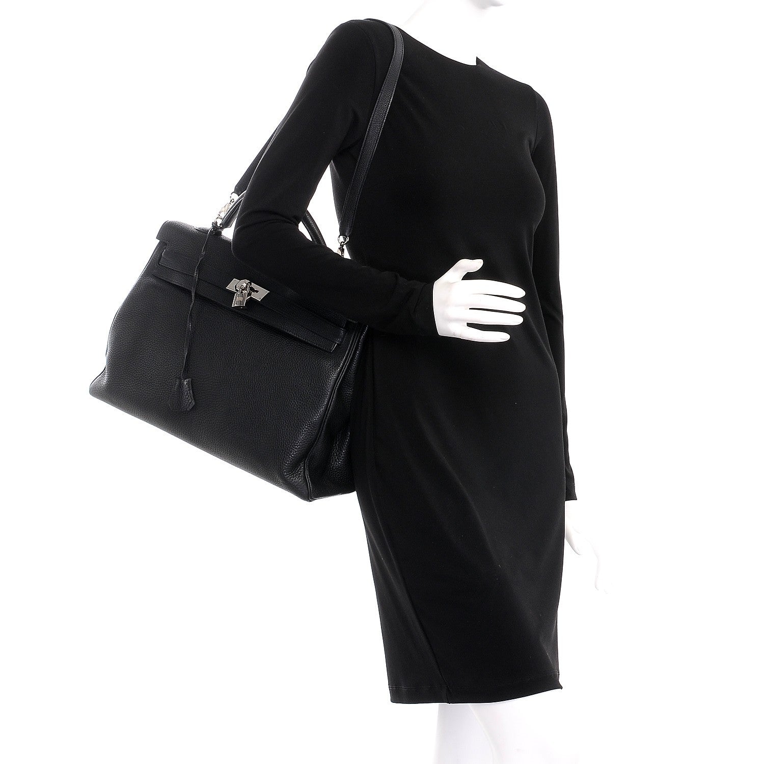 Hermes Togo Kelly Retourne 40 Black 2 of 41