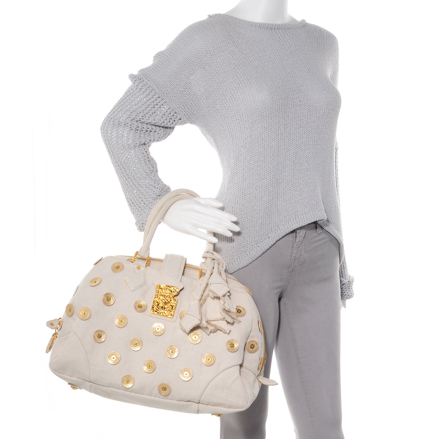 Louis Vuitton Canvas Polka Dots Panema Bowly 2 of 8