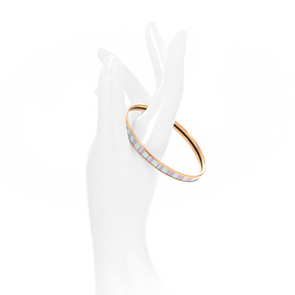 Hermes Enamel Printed Extra Narrow OP'H Bracelet 65 2 of 5