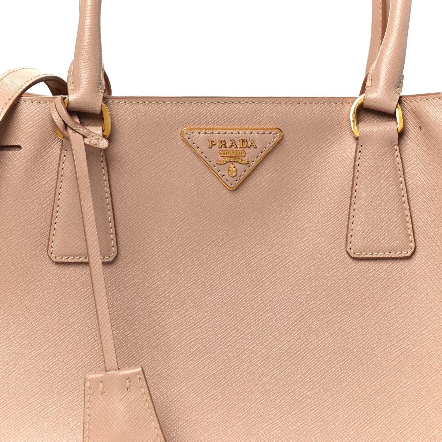 Saffiano Medium Galleria Double Zip Tote Cammeo