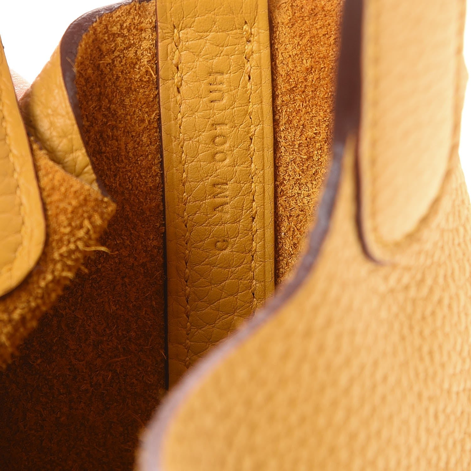 Hermes Taurillon Clemence Picotin Lock 18 PM Jaune Ambre 7 of 8