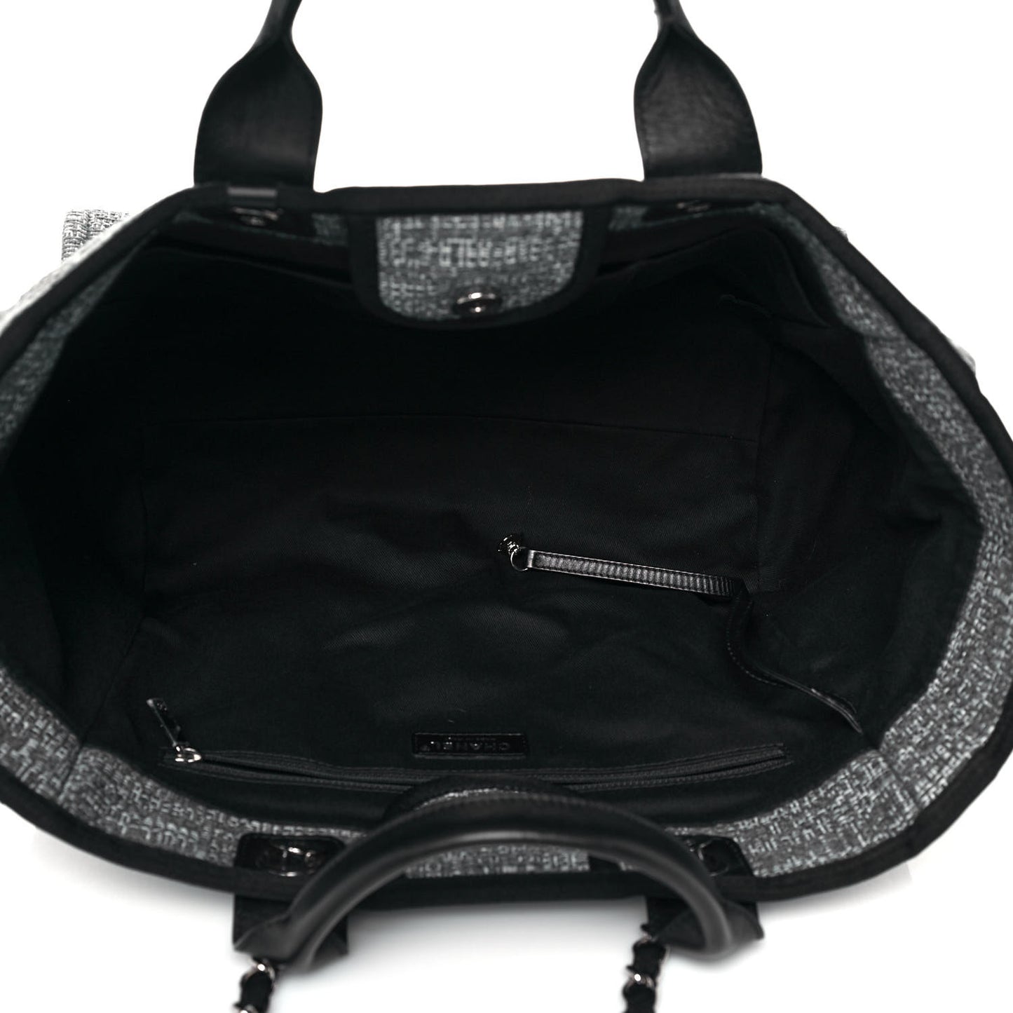 Canvas Medium Deauville Tote Charcoal
