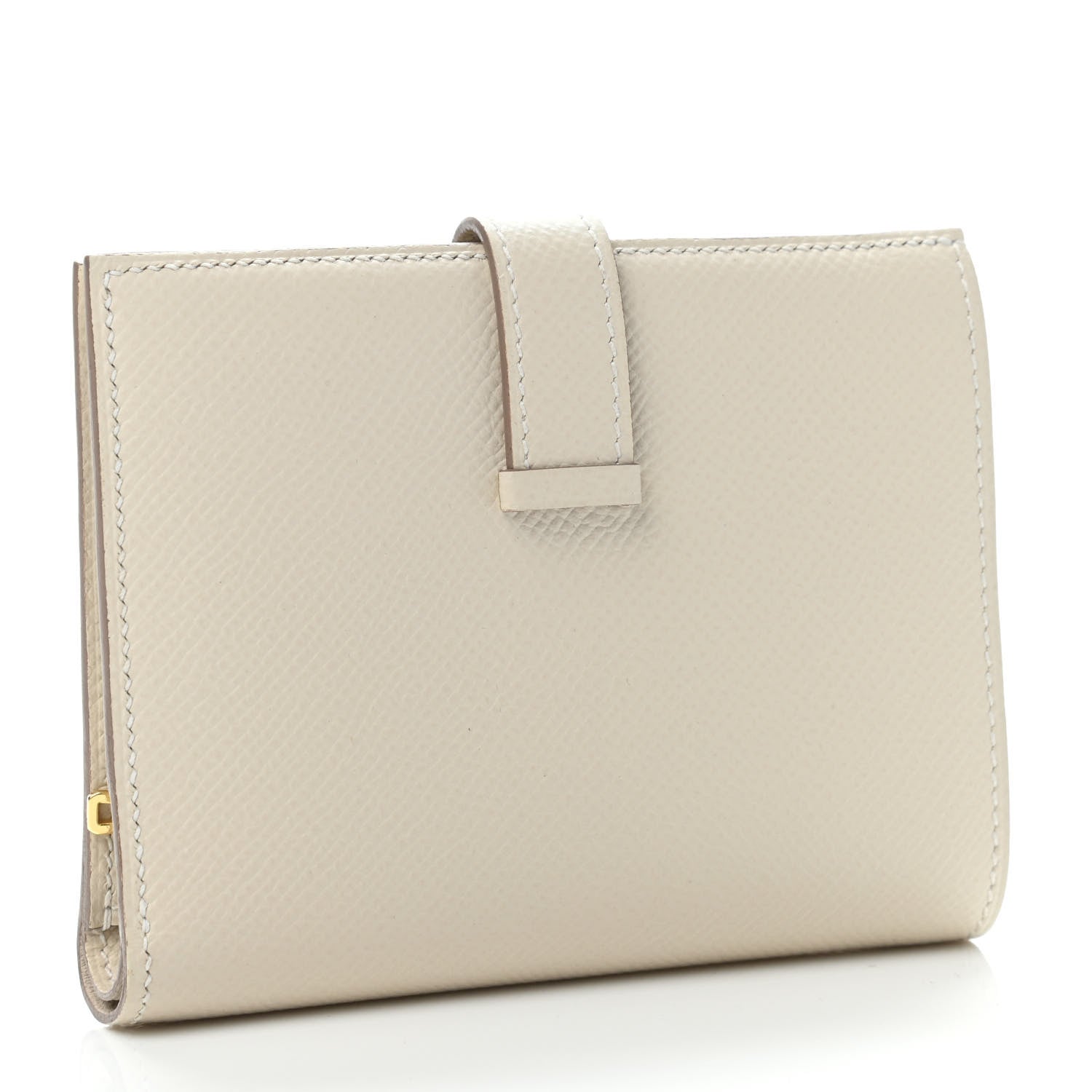 Hermes Epsom Bearn Compact Wallet Craie 2 of 5