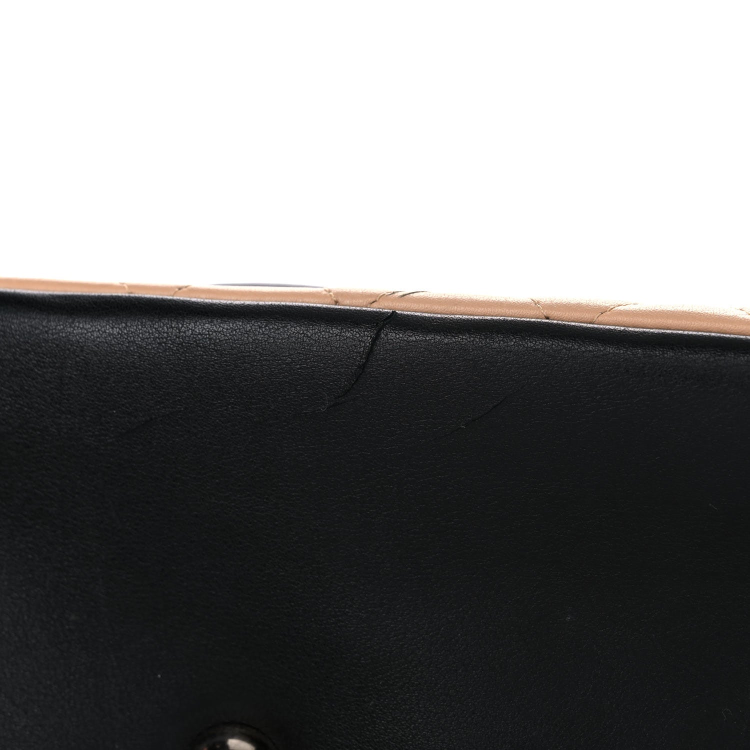 Chanel Calfskin Quilted Large Cambon Tote Beige Black 14 of 21