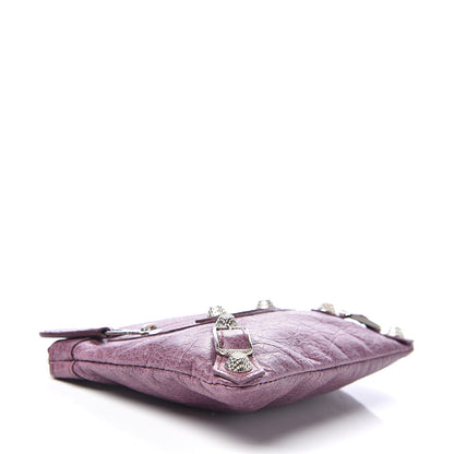 Balenciaga Agneau Giant 12 Silver Hardware Mini Coin Purse Murier 3 of 6