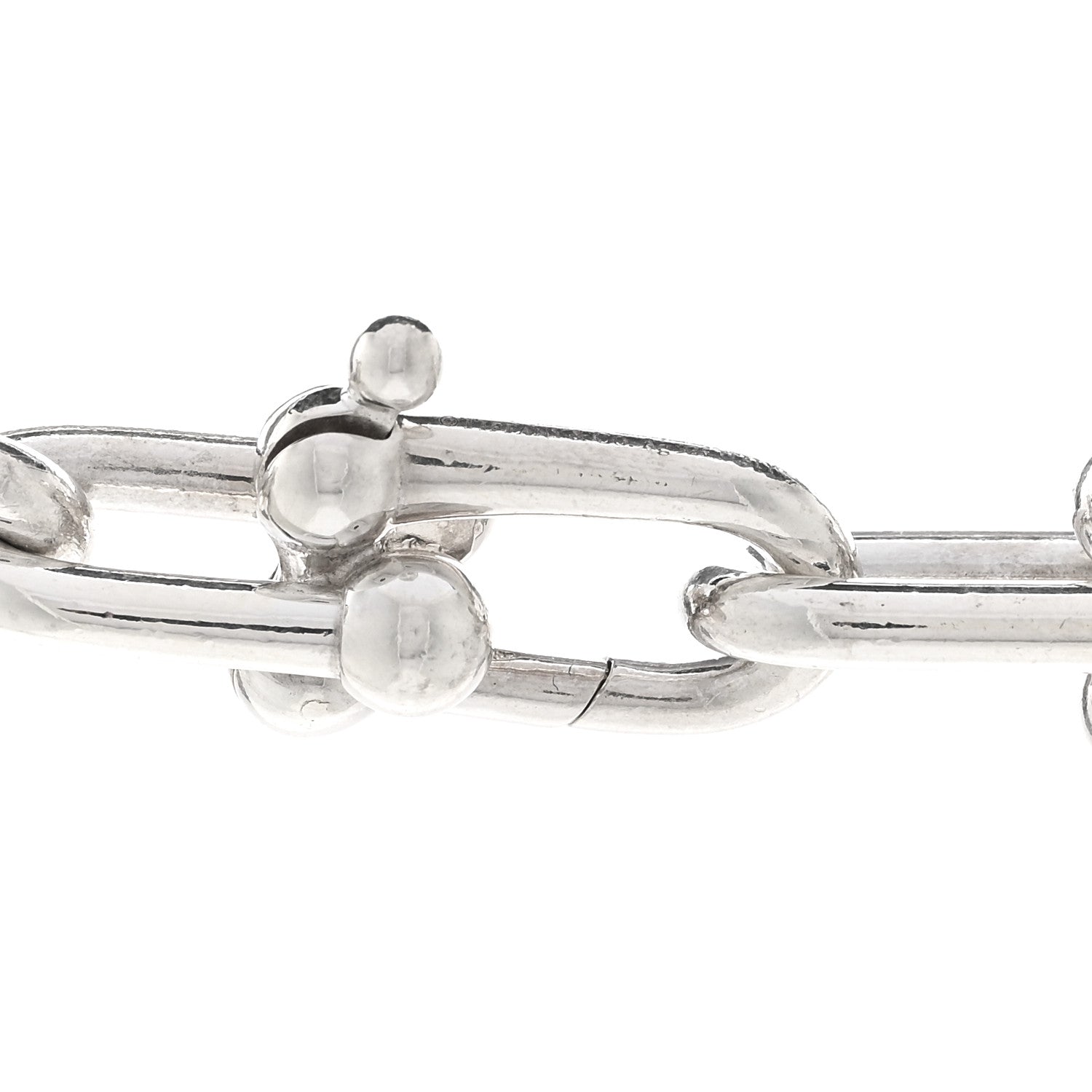 Tiffany Sterling Silver HardWear Link Necklace 4 of 5