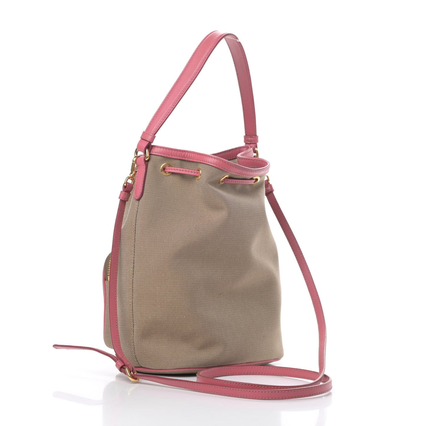 Jacquard Logo Mini Bucket Crossbody Bag Corda Peonia