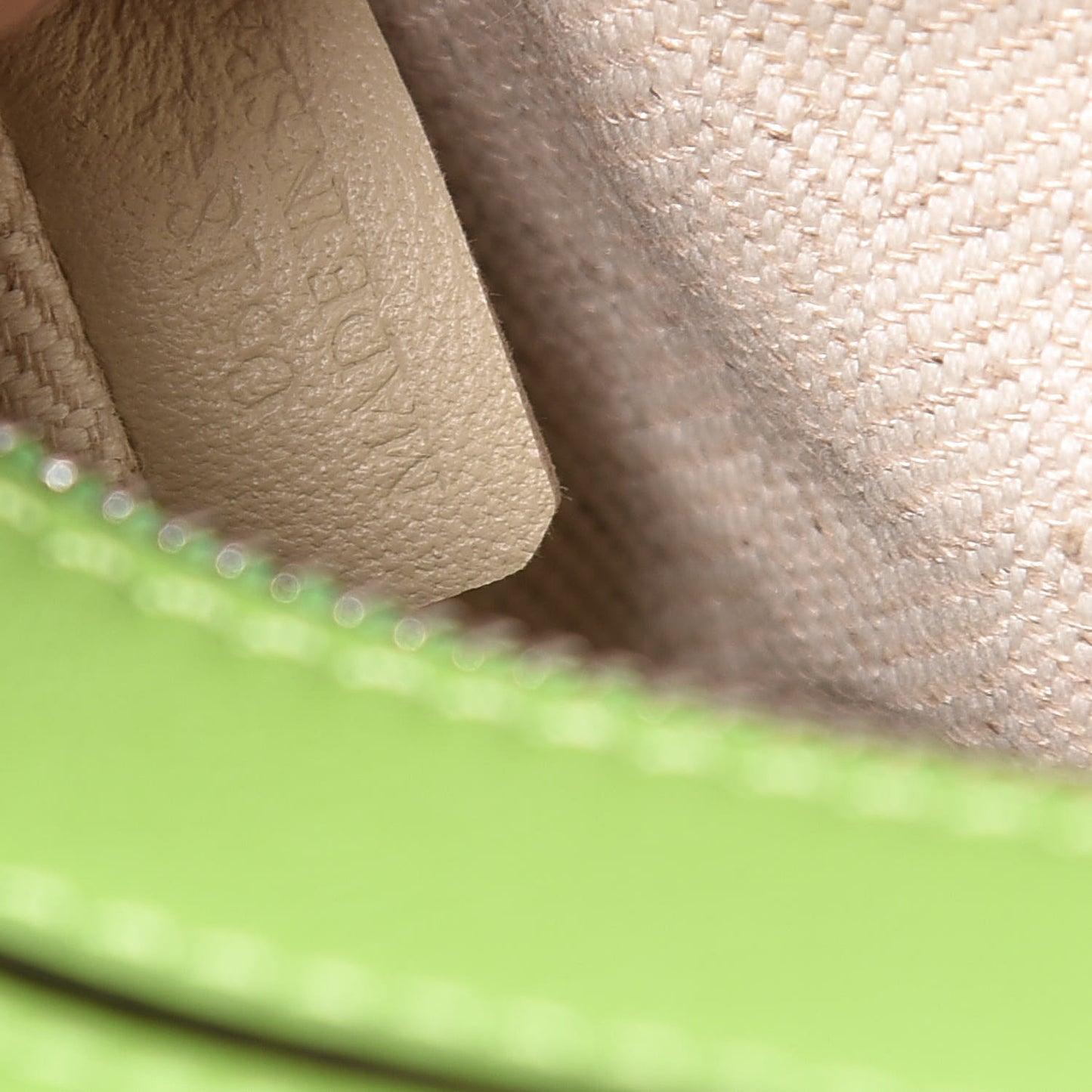 Calfskin Mini Puzzle Bag Green