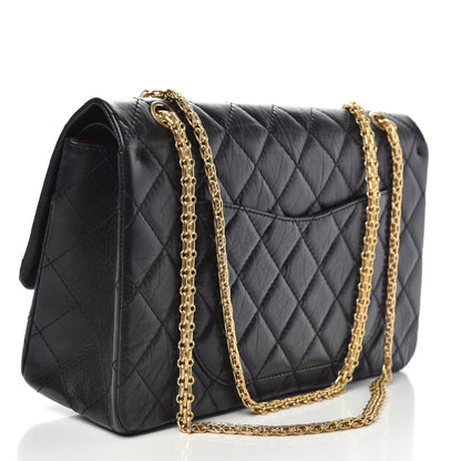 Chanel Aged Calfskin Quilted 2.55 Reissue 227 Flap Black 4 of 13