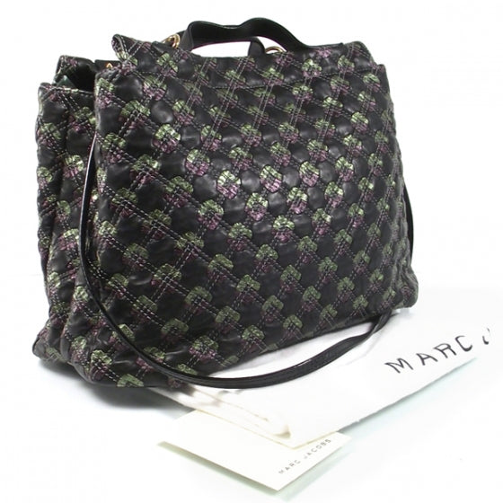 Leather Quilted Robert Leslie Black