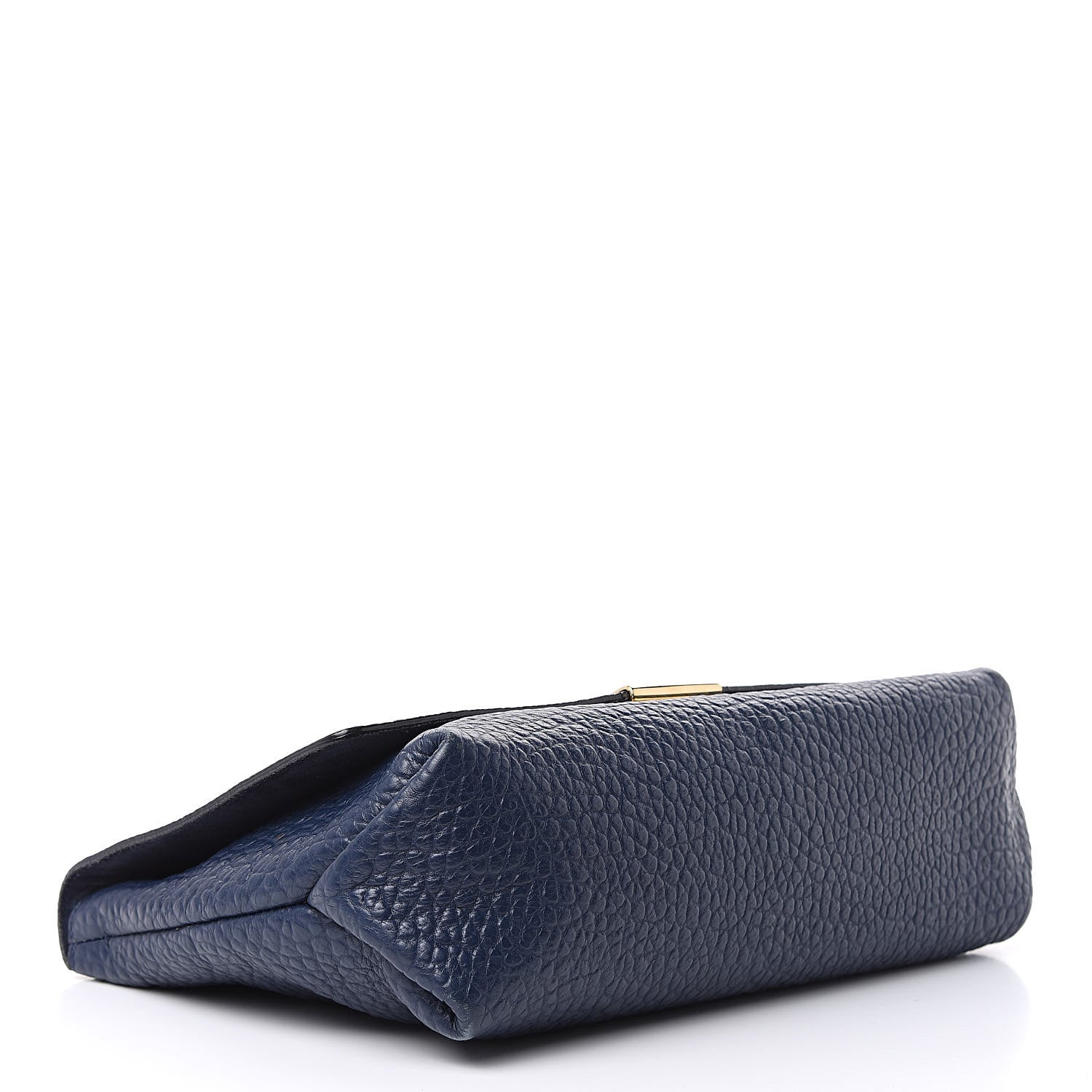 Burberry Signature Grain Large Mildenhall Shoulder Bag Blue Carbon 4 of 15