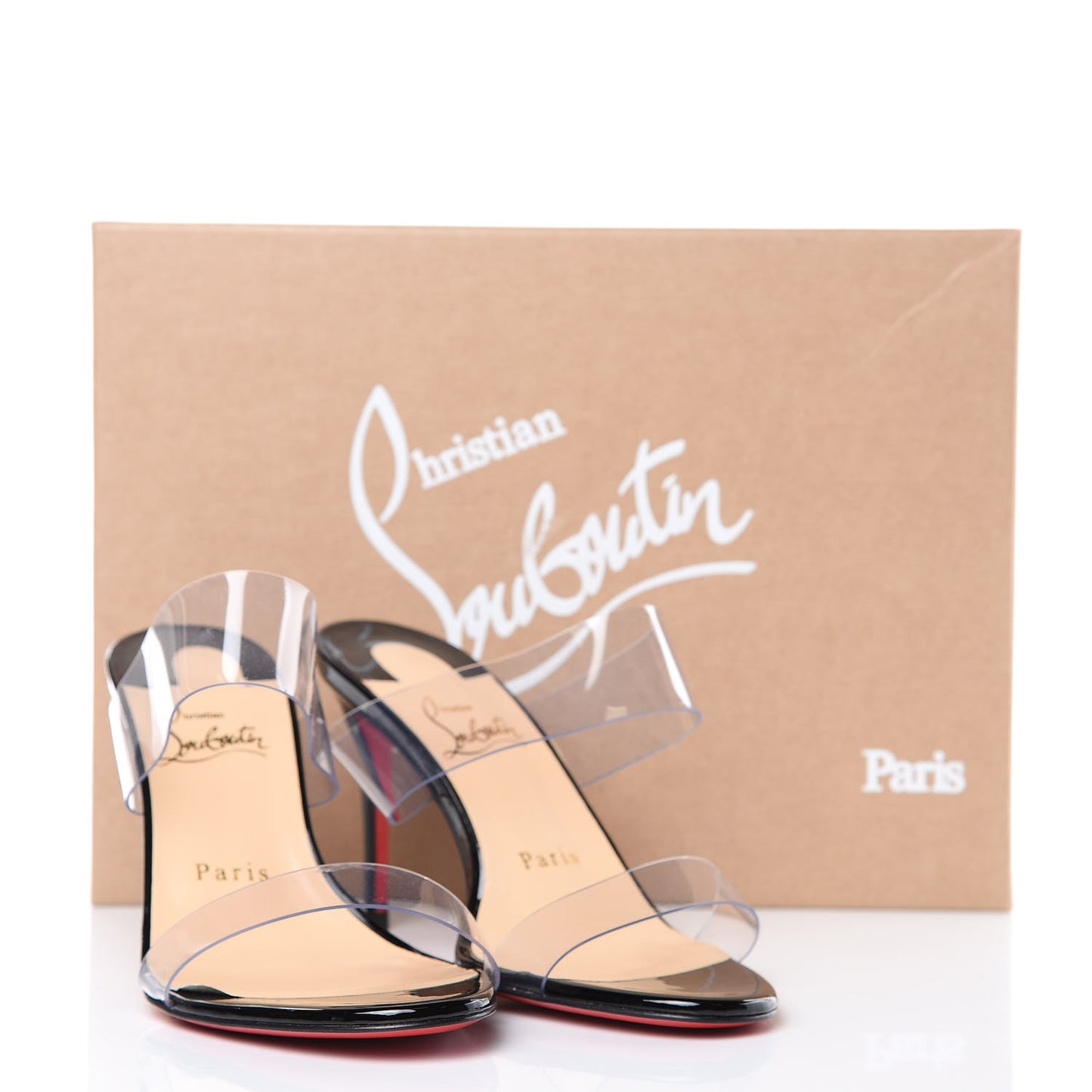 Patent PVC Just Nothing 85 Slide Sandals 36.5 Black