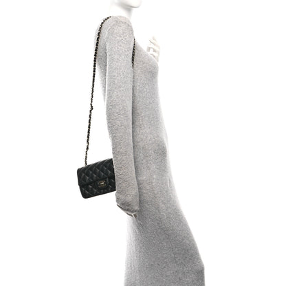 Chanel Lambskin Quilted Mini Rectangular Flap Black 2 of 11
