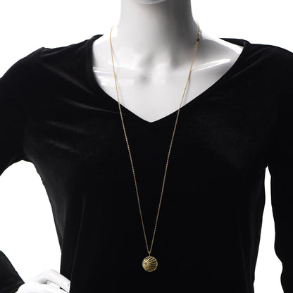 Christian Dior 18K Yellow White Gold Diamond Black Onyx Mother of Pearl Rose Celeste Medallion Pendant Necklace 2 of 8