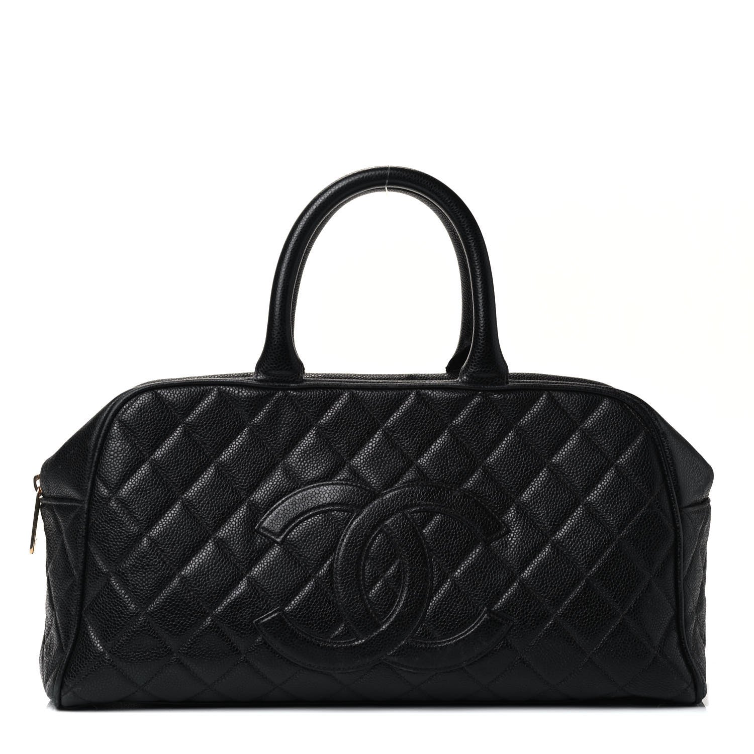 Chanel Caviar Quilted Large Bowler Black 1 of 5