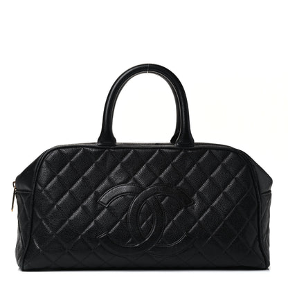 Chanel Caviar Quilted Large Bowler Black 1 of 5