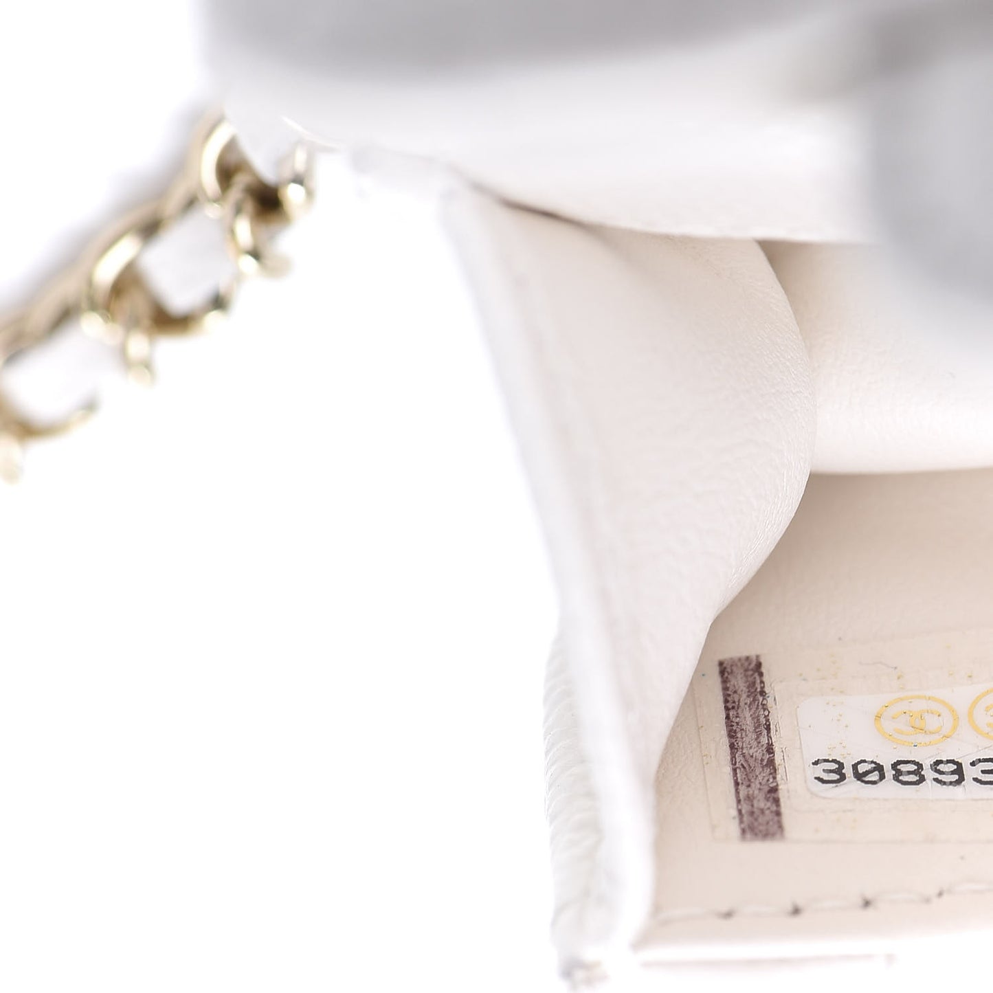 Caviar Quilted Airpods Pro Case White