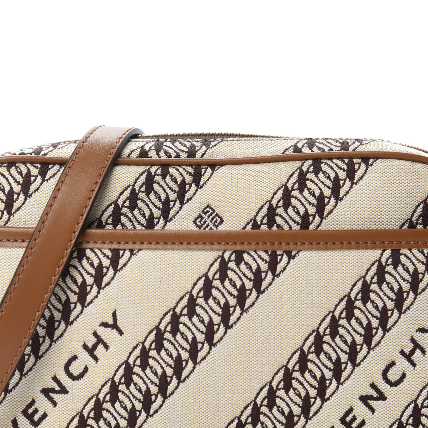 Givenchy Canvas Jacquard Bond Camera Bag Beige 9 of 9