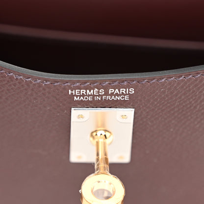 Hermes Epsom Mini Kelly Sellier 20 Rouge Sellier 7 of 13
