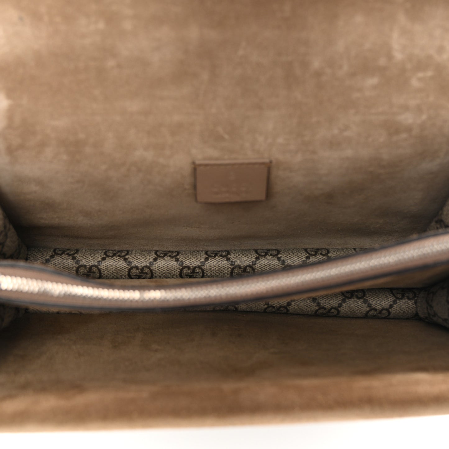 GG Supreme Monogram Small Dionysus Shoulder Bag Taupe