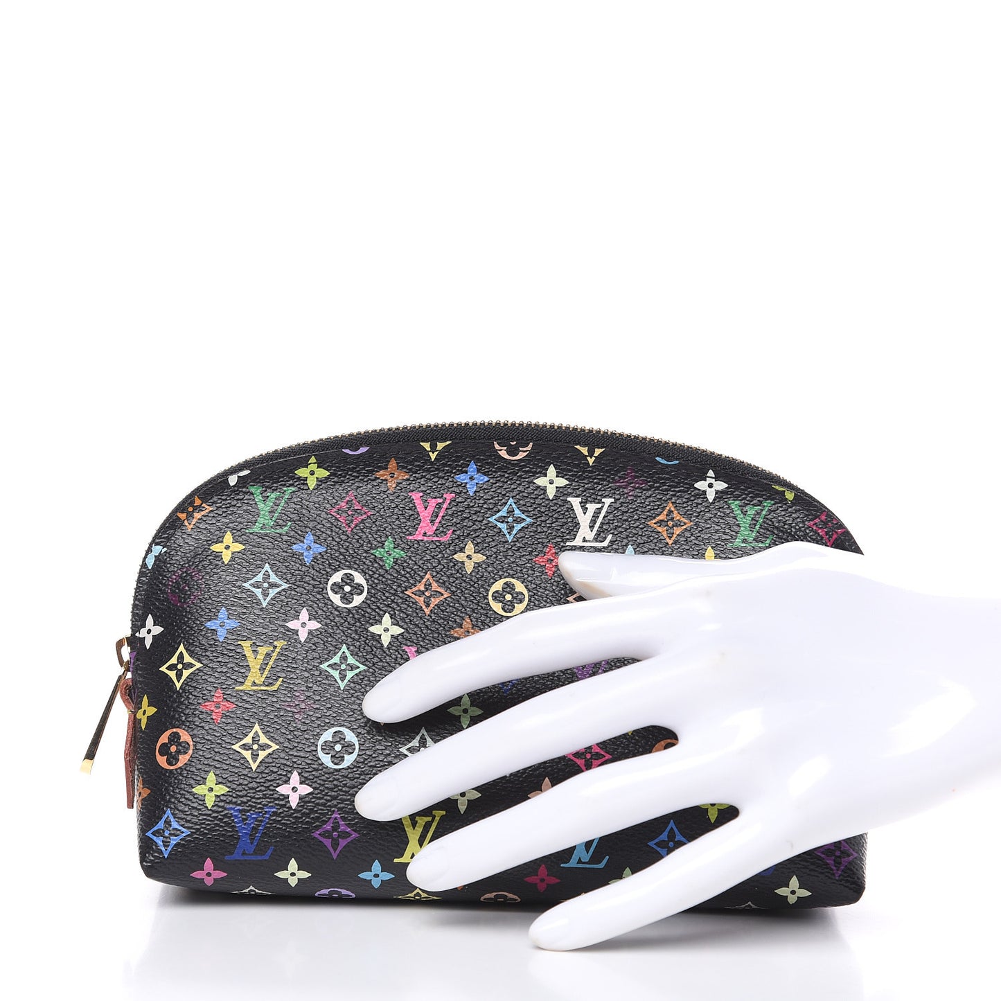 Monogram Multicolor Cosmetic Pouch Black Grenade