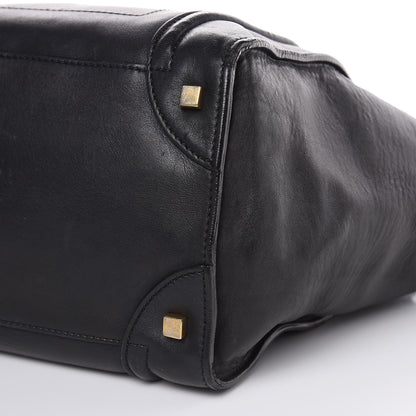 Celine Smooth Calfskin Mini Luggage Black 8 of 20