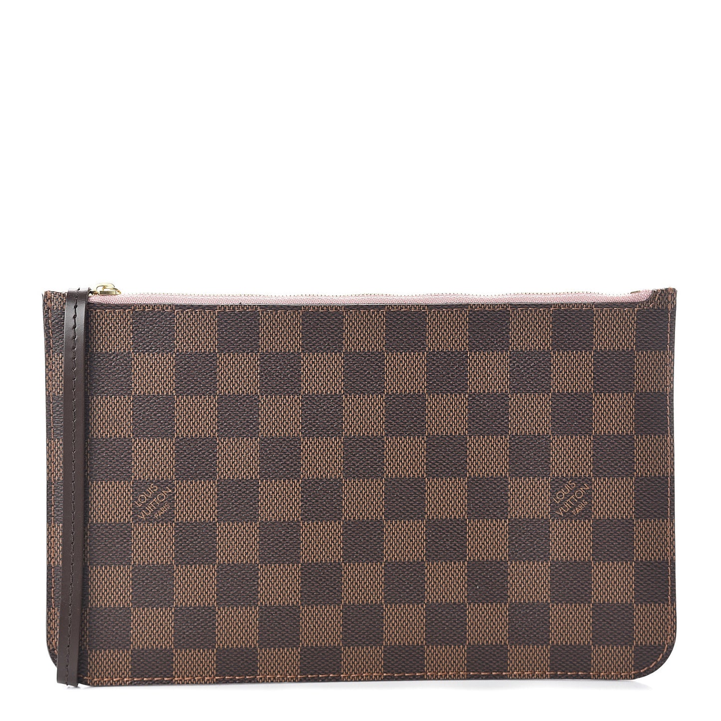 Damier Ebene Neverfull MM GM Pochette Rose Ballerine