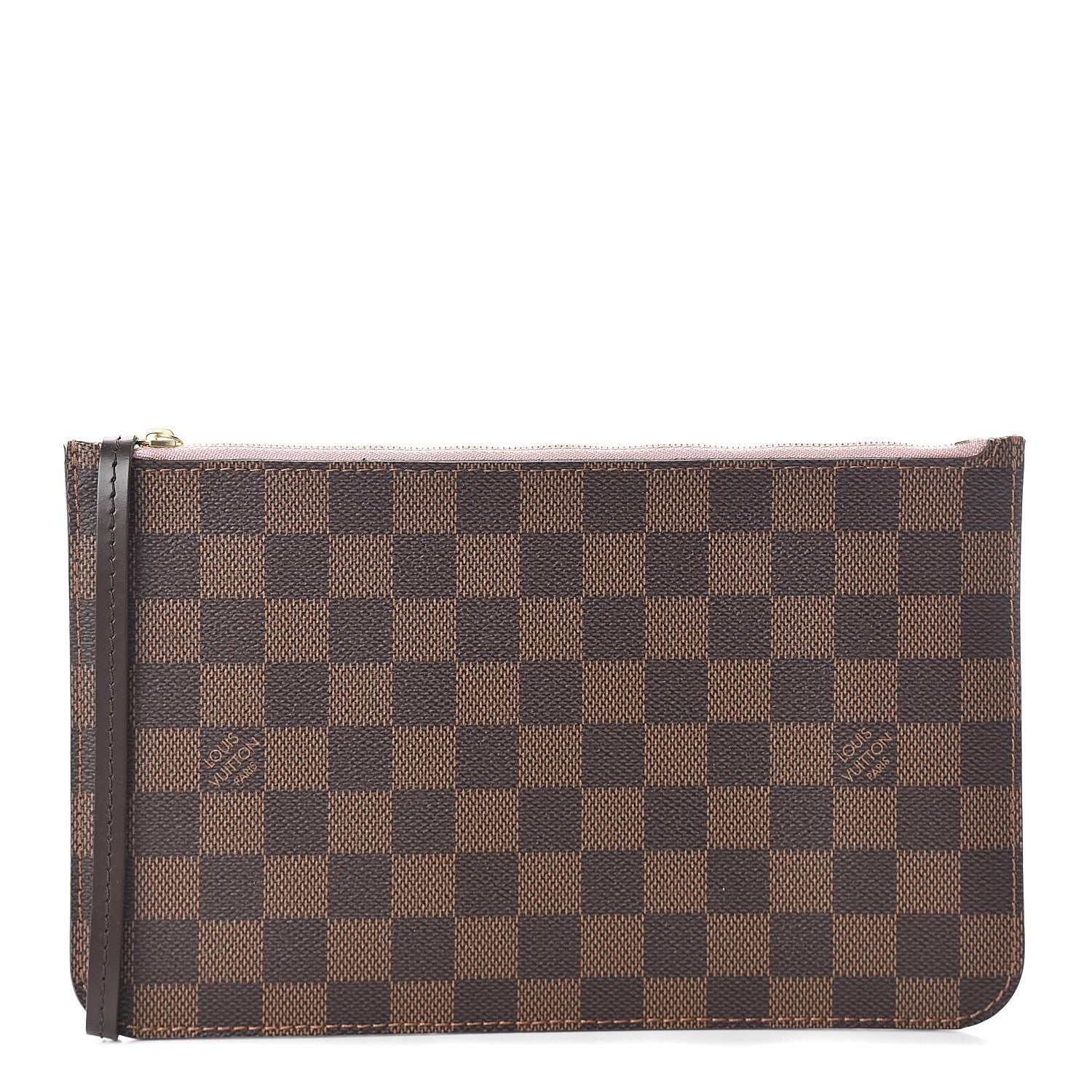 Louis Vuitton Damier Ebene Neverfull MM GM Pochette Rose Ballerine 1 of 5