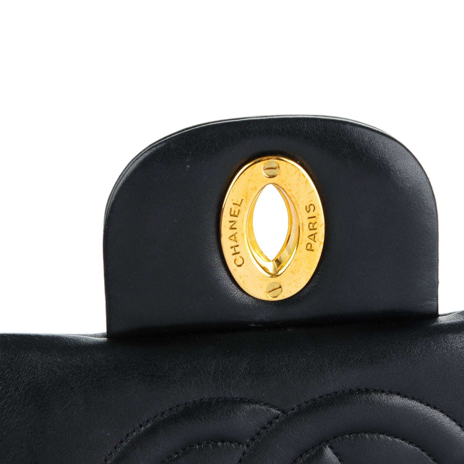 Chanel Lambskin Quilted XL Jumbo Single Flap Black 6 of 10