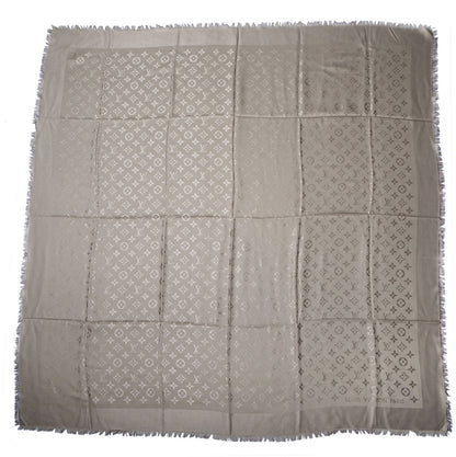 Louis Vuitton Silk Wool Monogram Shawl Verone 3 of 5
