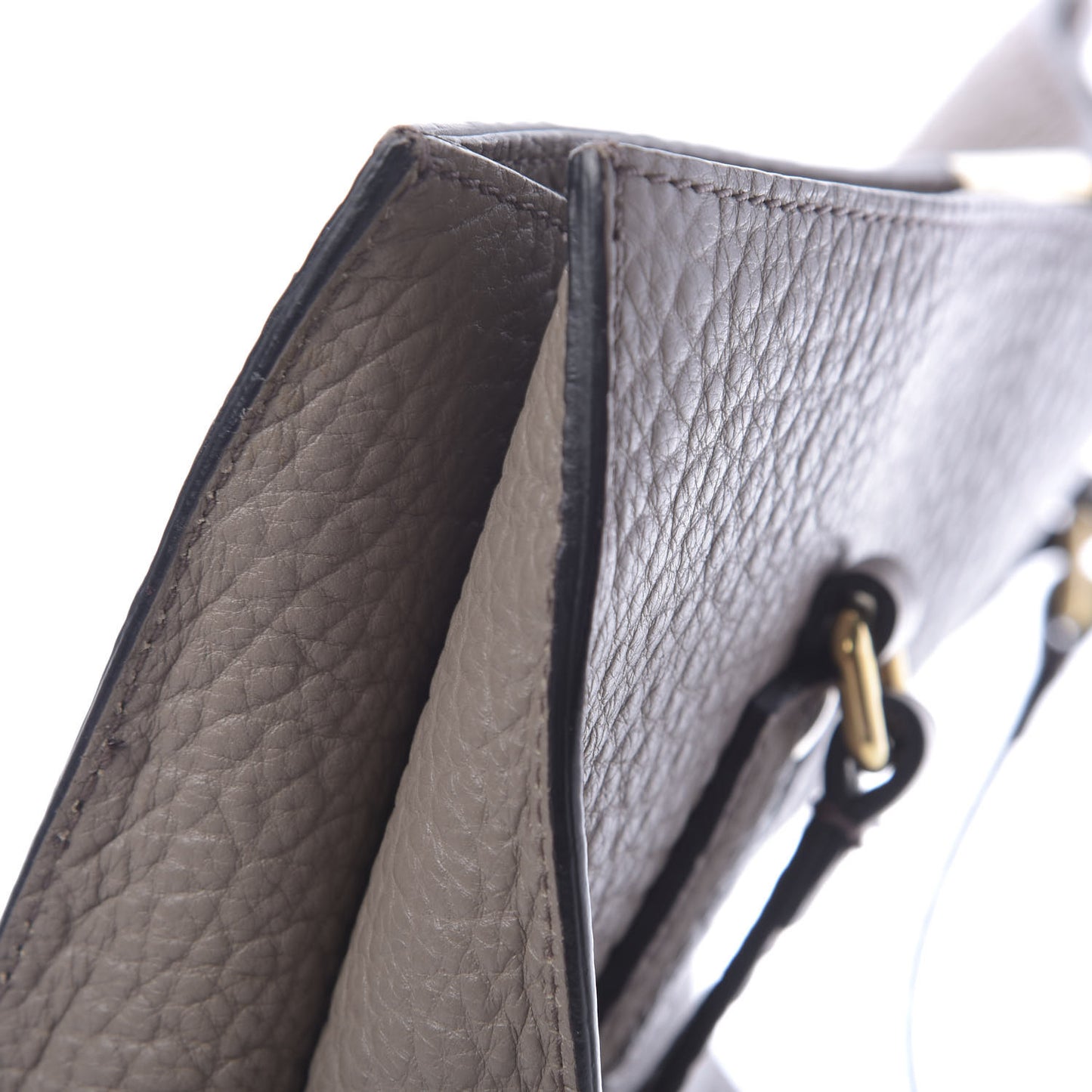 Heritage Grain Medium Woodbury Tote Pale Taupe
