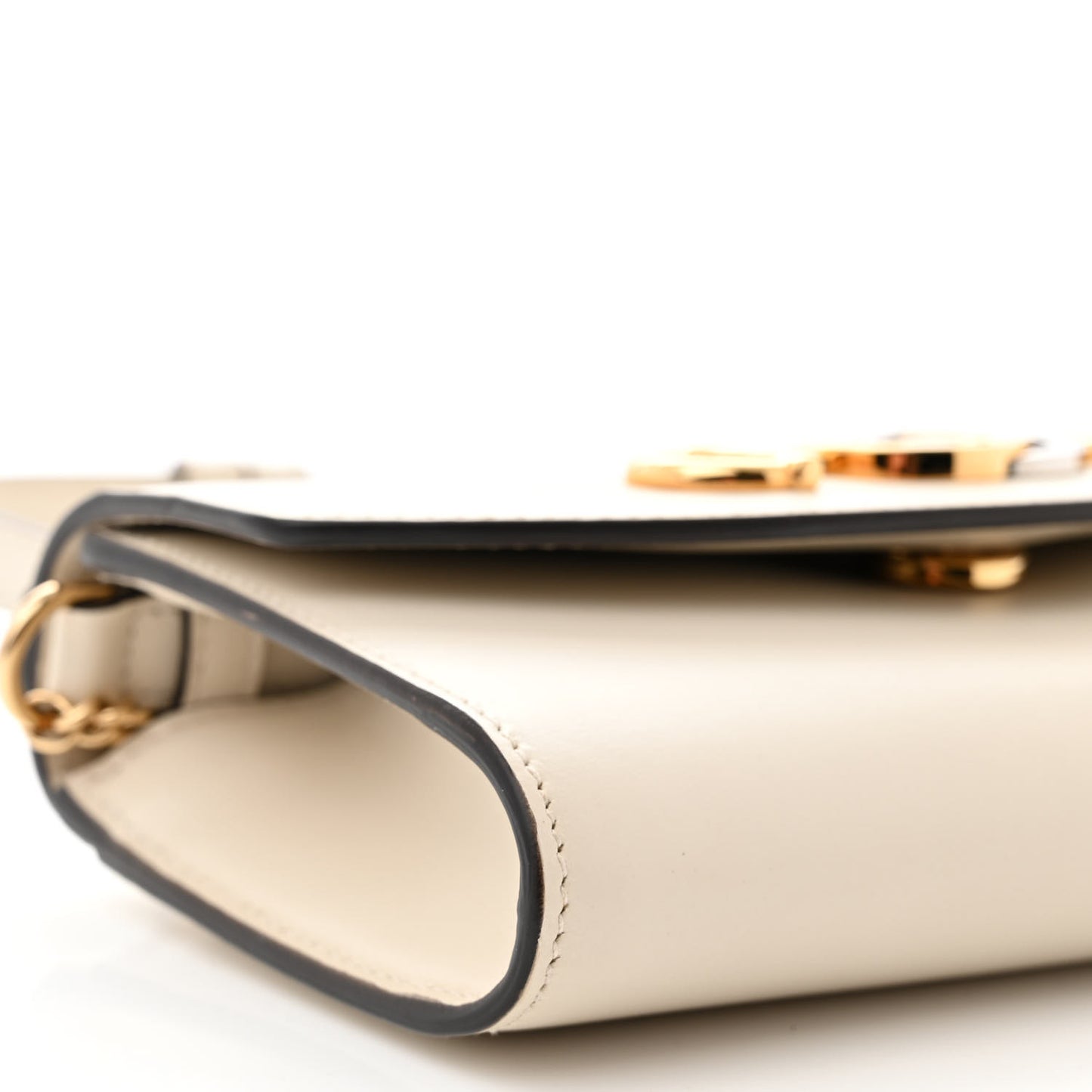 Smooth Calfskin Mini Zumi Shoulder Bag White