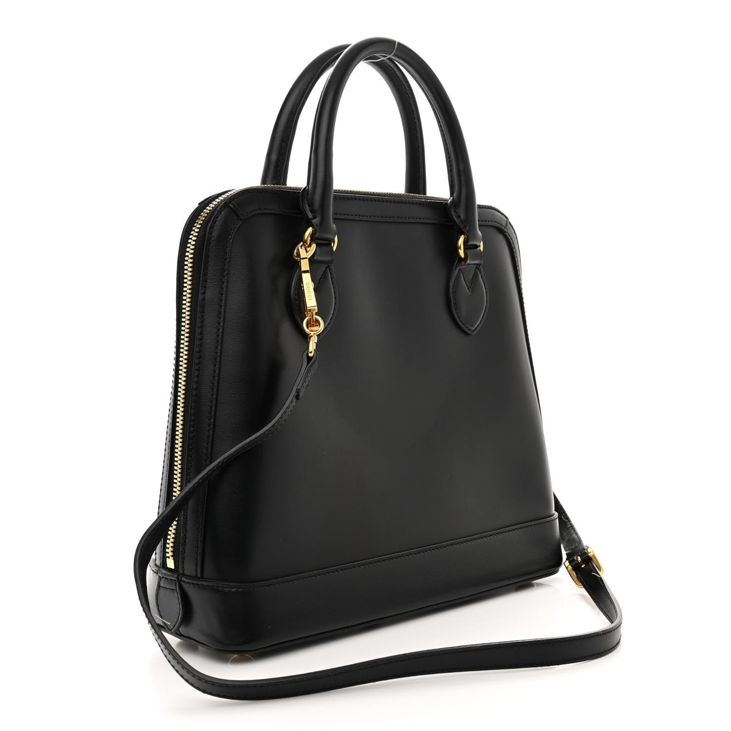 Calfskin Orgasmique Horsebit 1955 Duffle Bag Black Vanilla