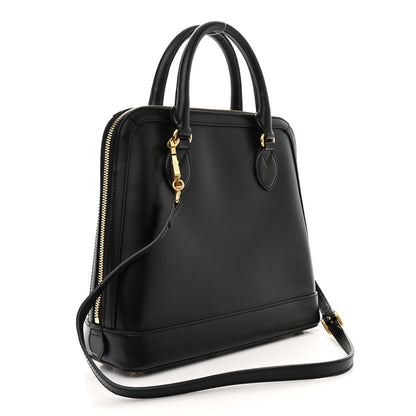 Gucci Calfskin Orgasmique Horsebit 1955 Duffle Bag Black Vanilla 3 of 16