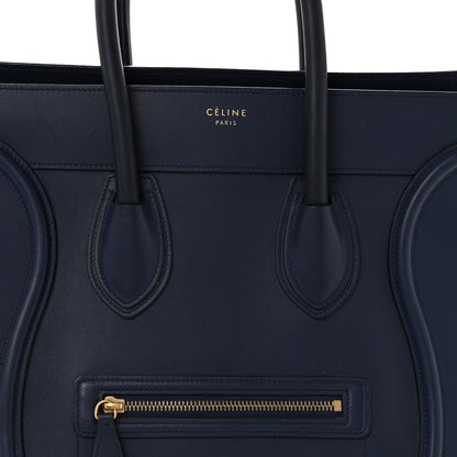 Celine Smooth Calfskin Mini Luggage Ink 8 of 17