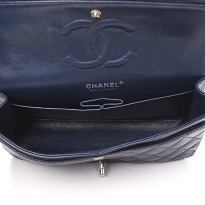 Chanel Caviar Quilted Medium Double Flap Navy 4 of 16