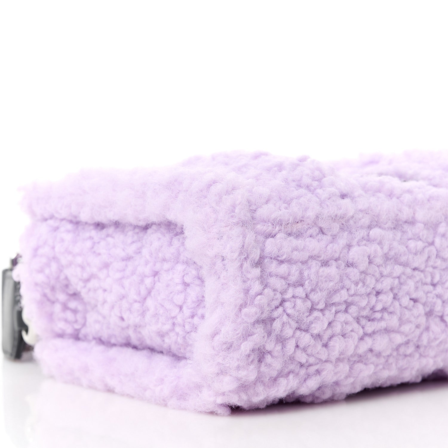 Marc Jacobs Faux Shearling Mini The Traveler Tote Bag Lilac 9 of 10