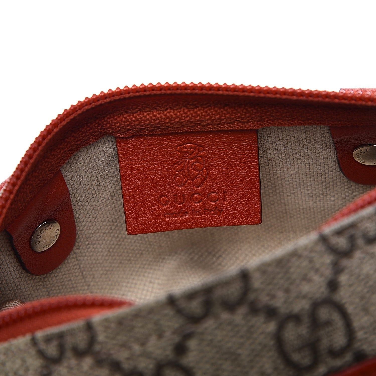 Gucci GG Supreme Monogram Kid's Mini Joy Boston Orange 6 of 6