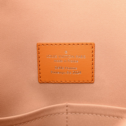 Louis Vuitton LOUIS VUITTON Calfskin Sandwich Bag Safran 6 of 9