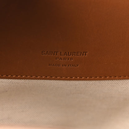 Saint Laurent Raffia Vegetable Le 37 Bucket Bag Naturel Brick 7 of 11