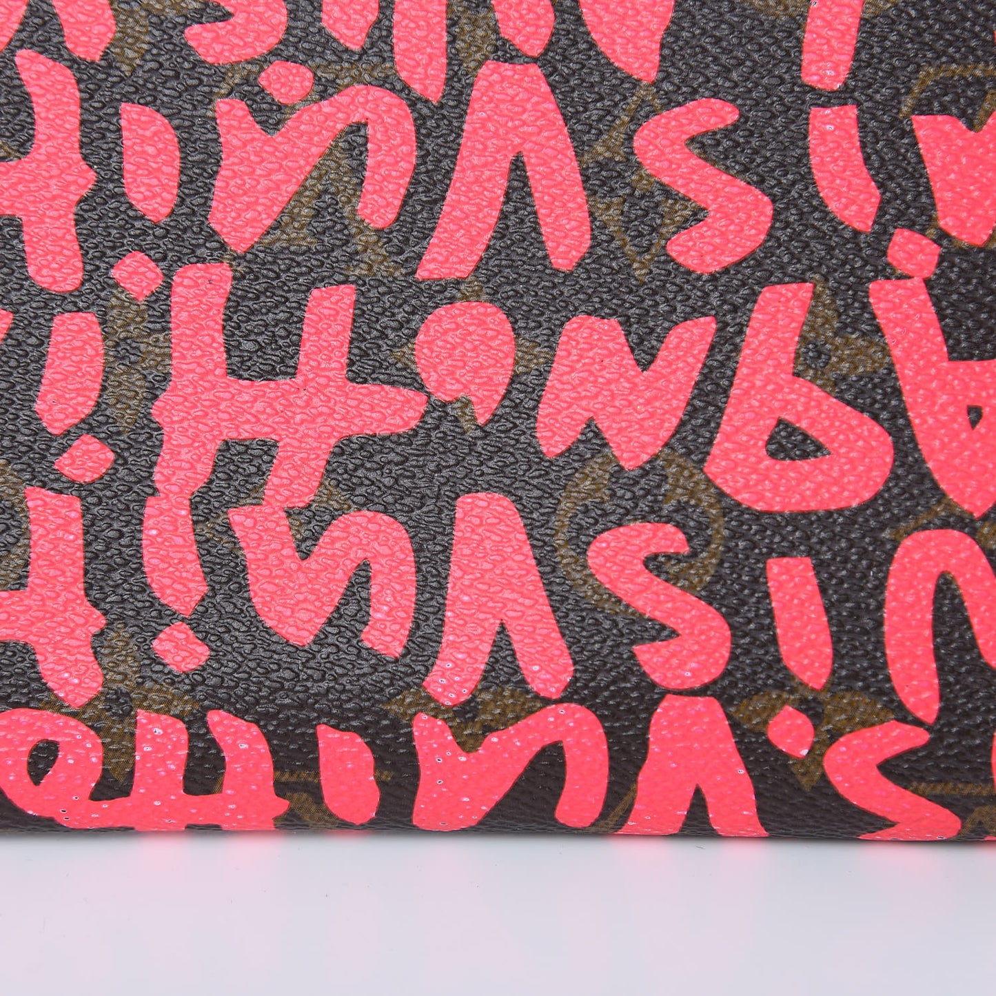 Monogram Graffiti Zippy Wallet Fuchsia